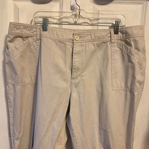 Kim Rogers Cotton Women pants plus size 20WP Pockets Casual - Picture 4 of 5